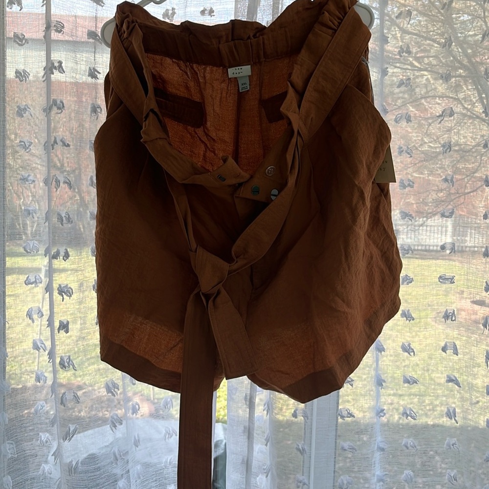Burnt Orange Shorts - Picture 3 of 4